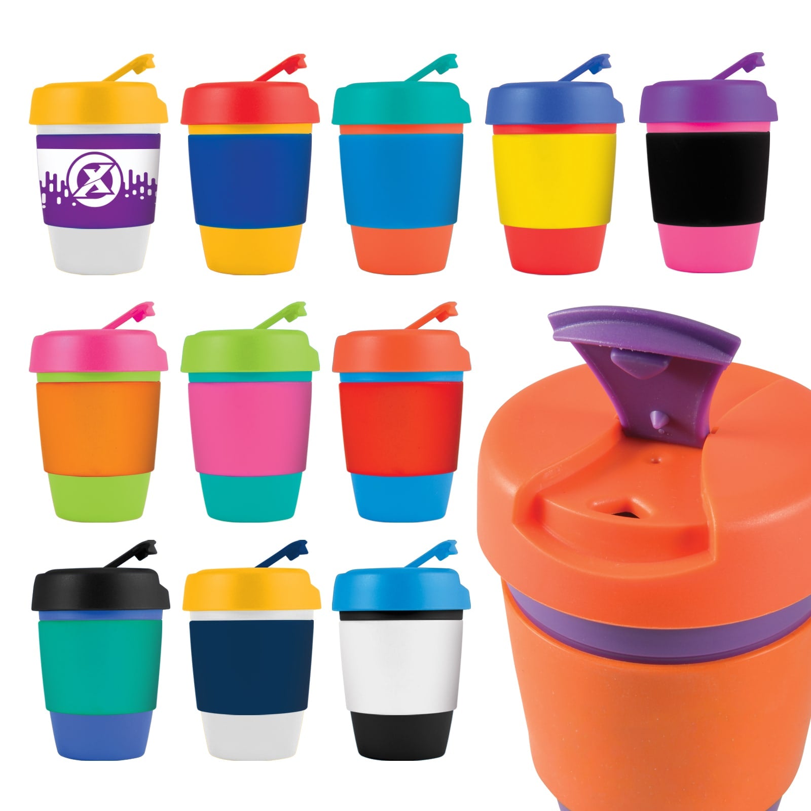 Kick Coffee Cup / Silicone Band [2-LL0439]