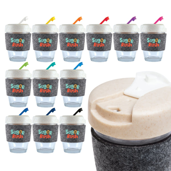 Vienna Eco Coffee Cup / RPET Band [2-LL0448]