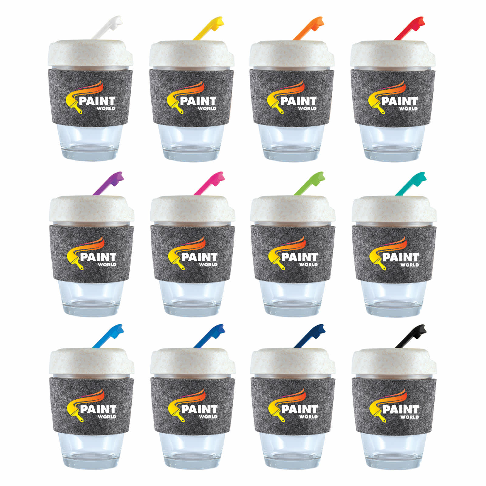 Vienna Eco Coffee Cup / RPET Band [2-LL0448]
