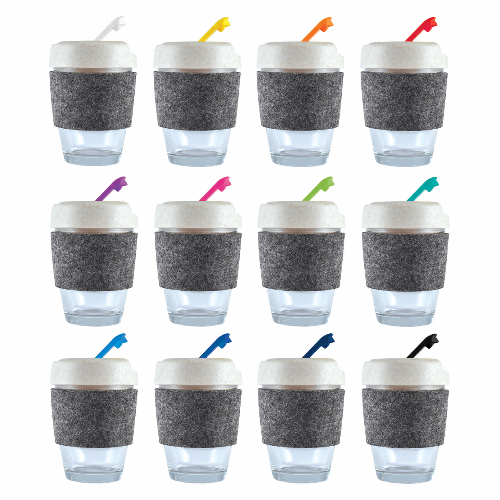 Vienna Eco Coffee Cup / RPET Band [2-LL0448]
