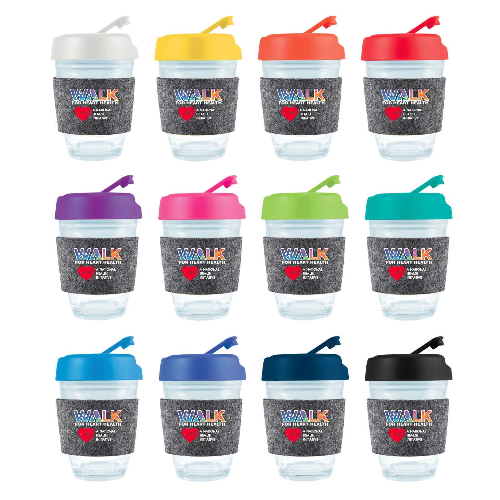 Vienna Coffee Cup / Flip Lid / RPET Band [2-LL0449]