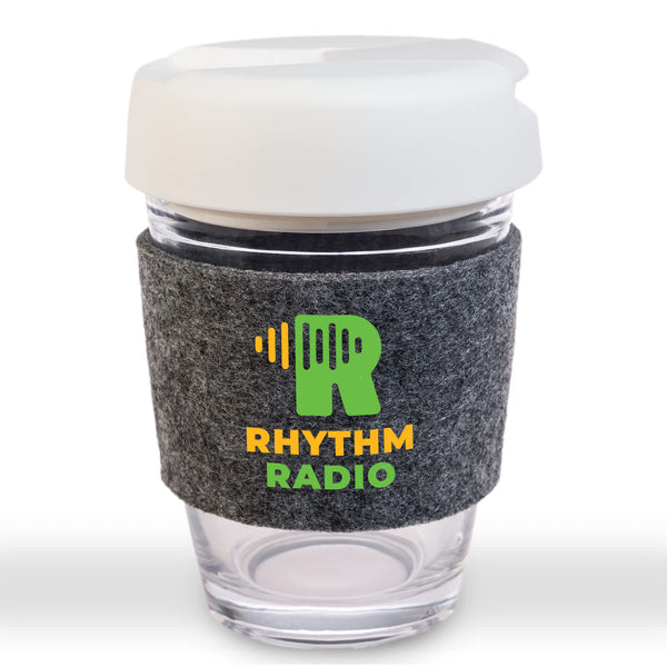 Vienna Coffee Cup / Flip Lid / RPET Band [2-LL0449]