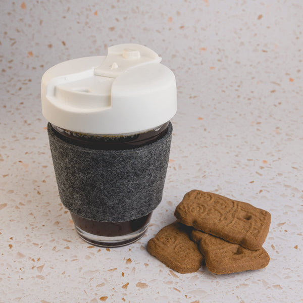 Vienna Coffee Cup / Flip Lid / RPET Band [2-LL0449]