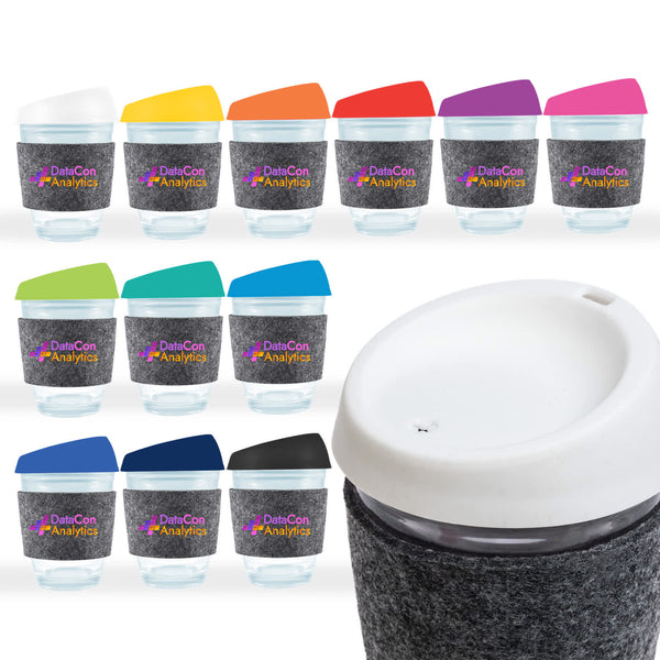 Vienna Coffee Cup / Silicone Lid / RPET Band [2-LL0450]