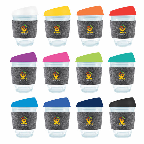 Vienna Coffee Cup / Silicone Lid / RPET Band [2-LL0450]