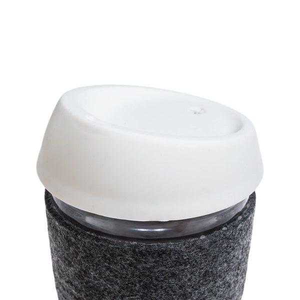Vienna Coffee Cup / Silicone Lid / RPET Band [2-LL0450]