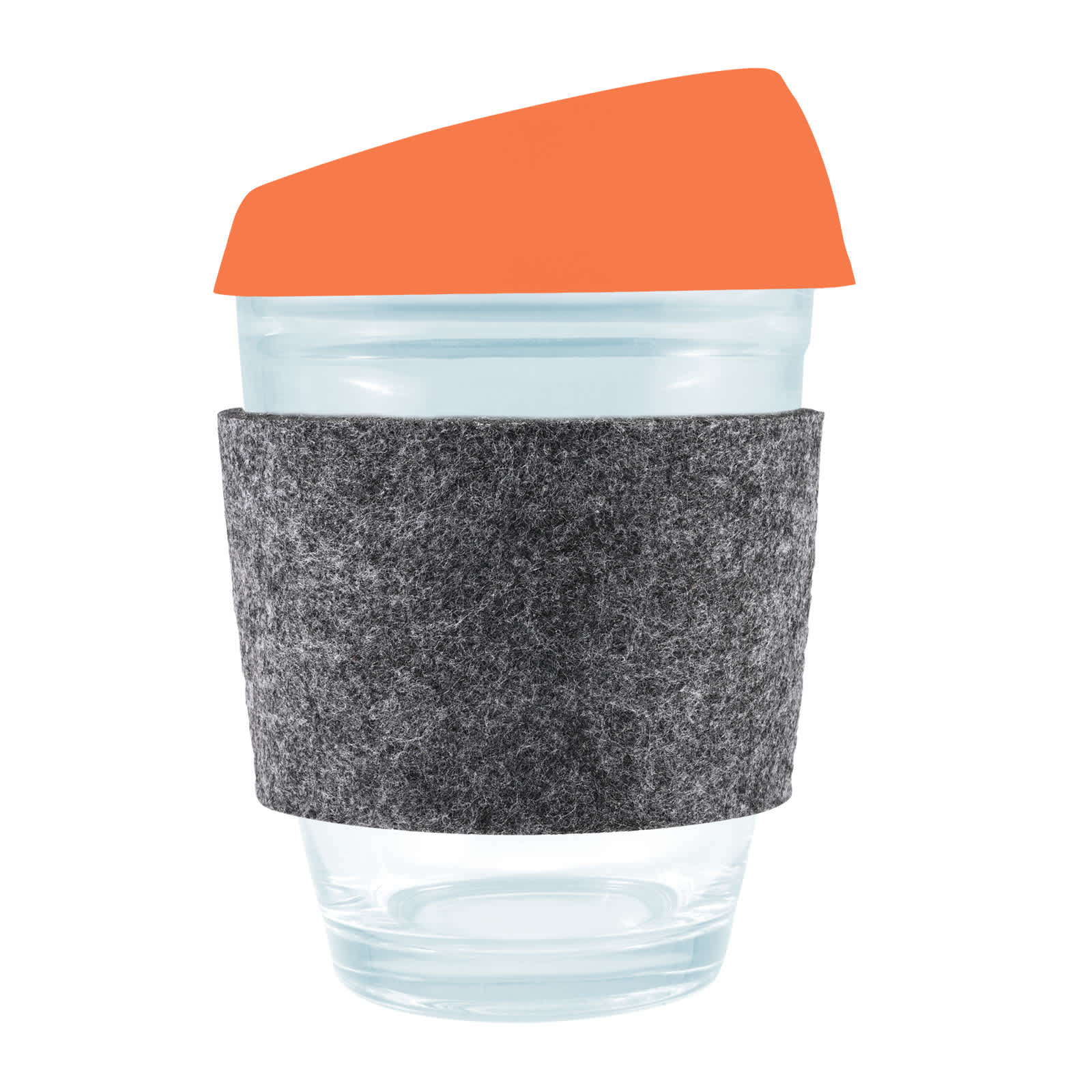 Vienna Coffee Cup / Silicone Lid / RPET Band [2-LL0450]
