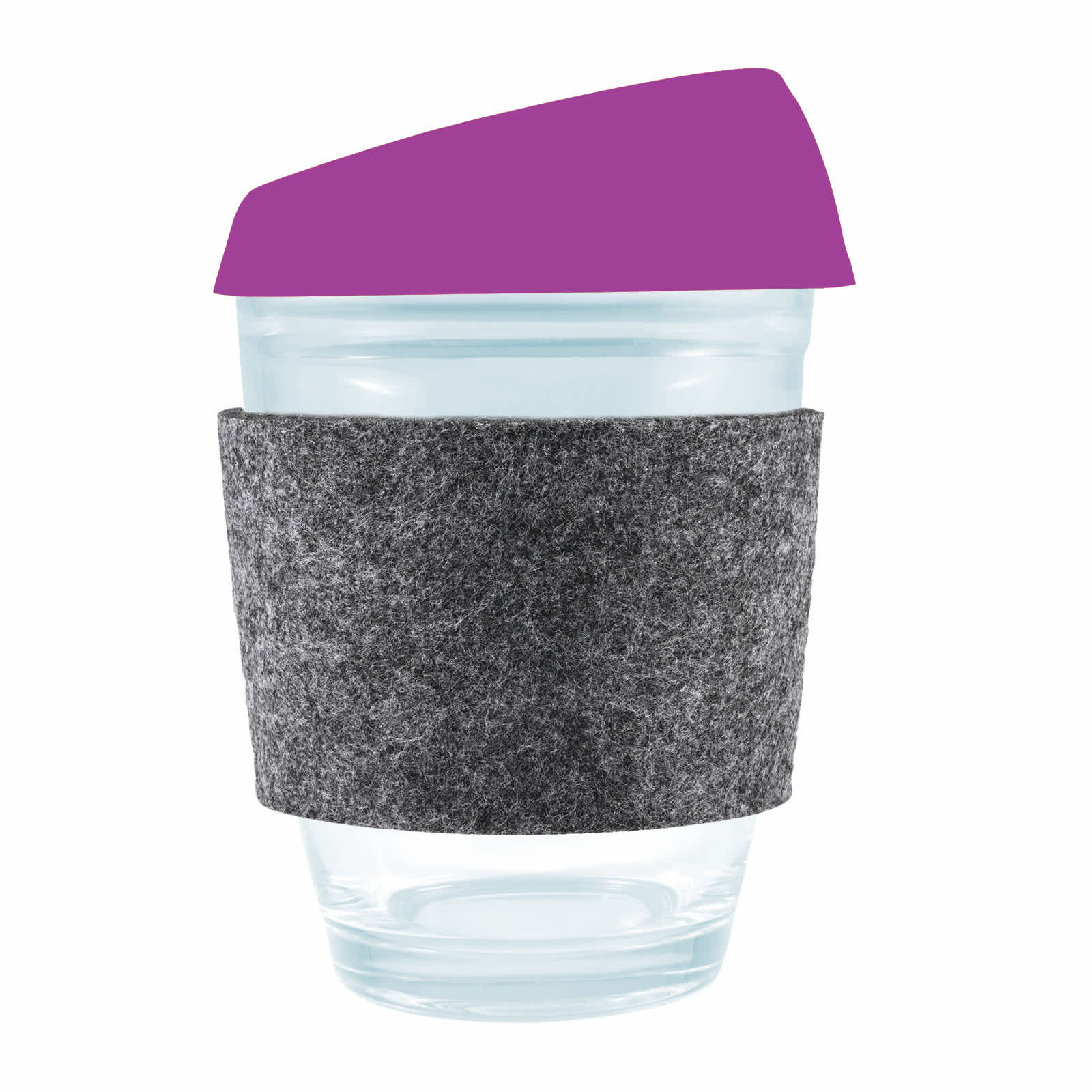 Vienna Coffee Cup / Silicone Lid / RPET Band [2-LL0450]