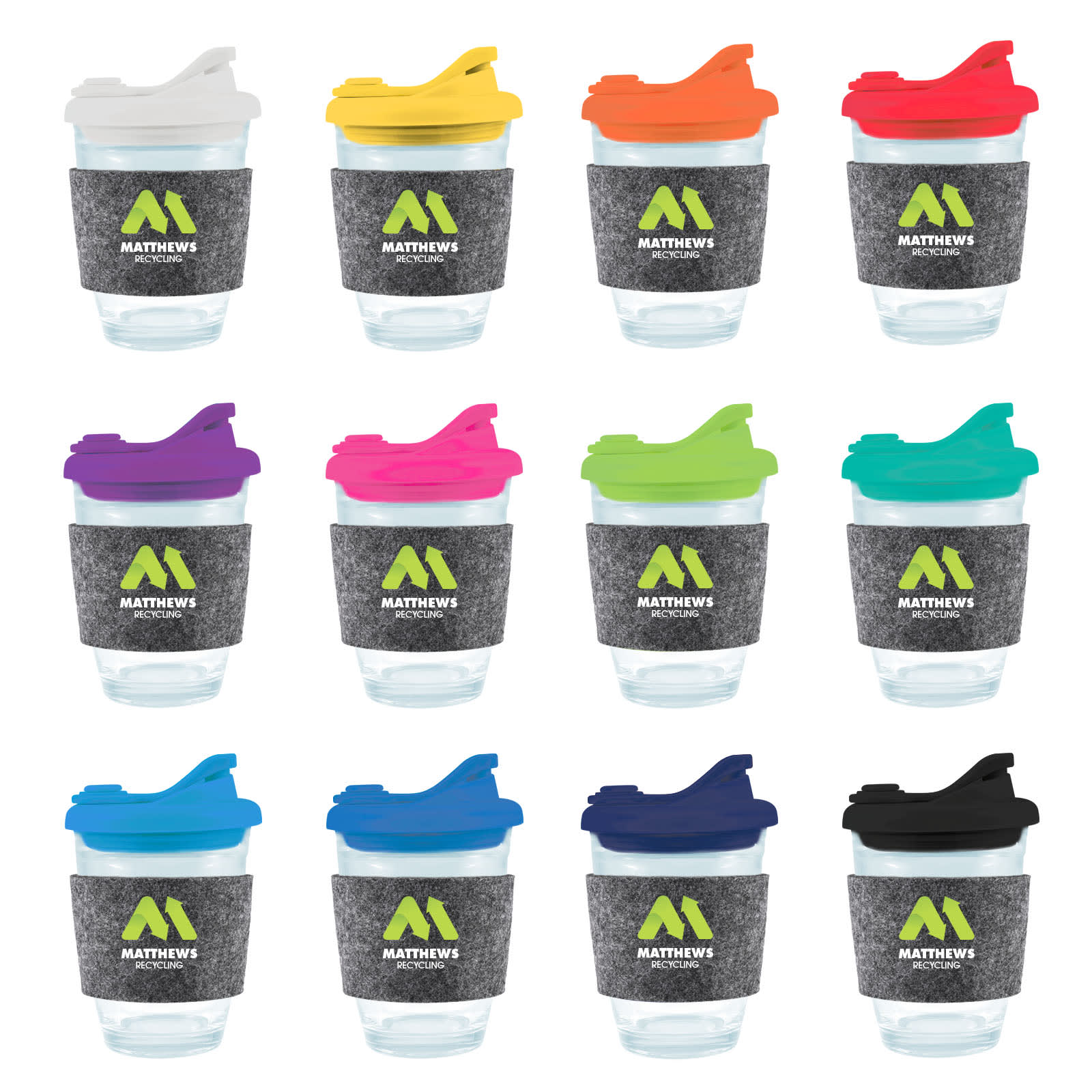 Vienna Coffee Cup / Snap Lid / RPET Band [2-LL0451]