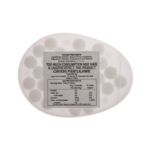 Egg Shape Sugar Free Breath Mints [2-LL062]