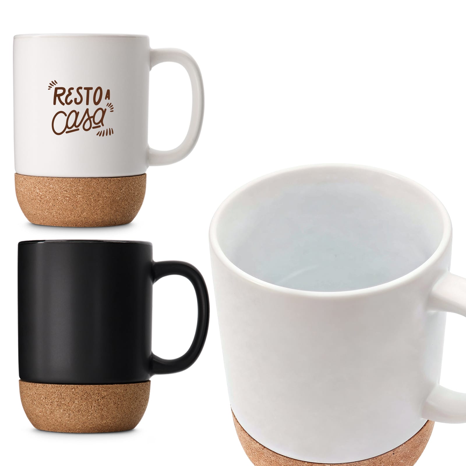 Magnum Ceramic Mug / Cork Base [2-LL0850]
