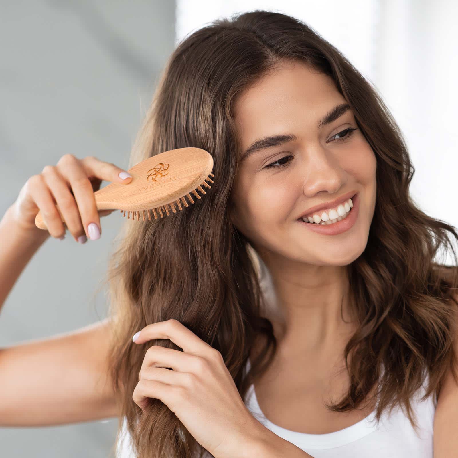 Spa Bamboo Hair Brush [2-LL1047]