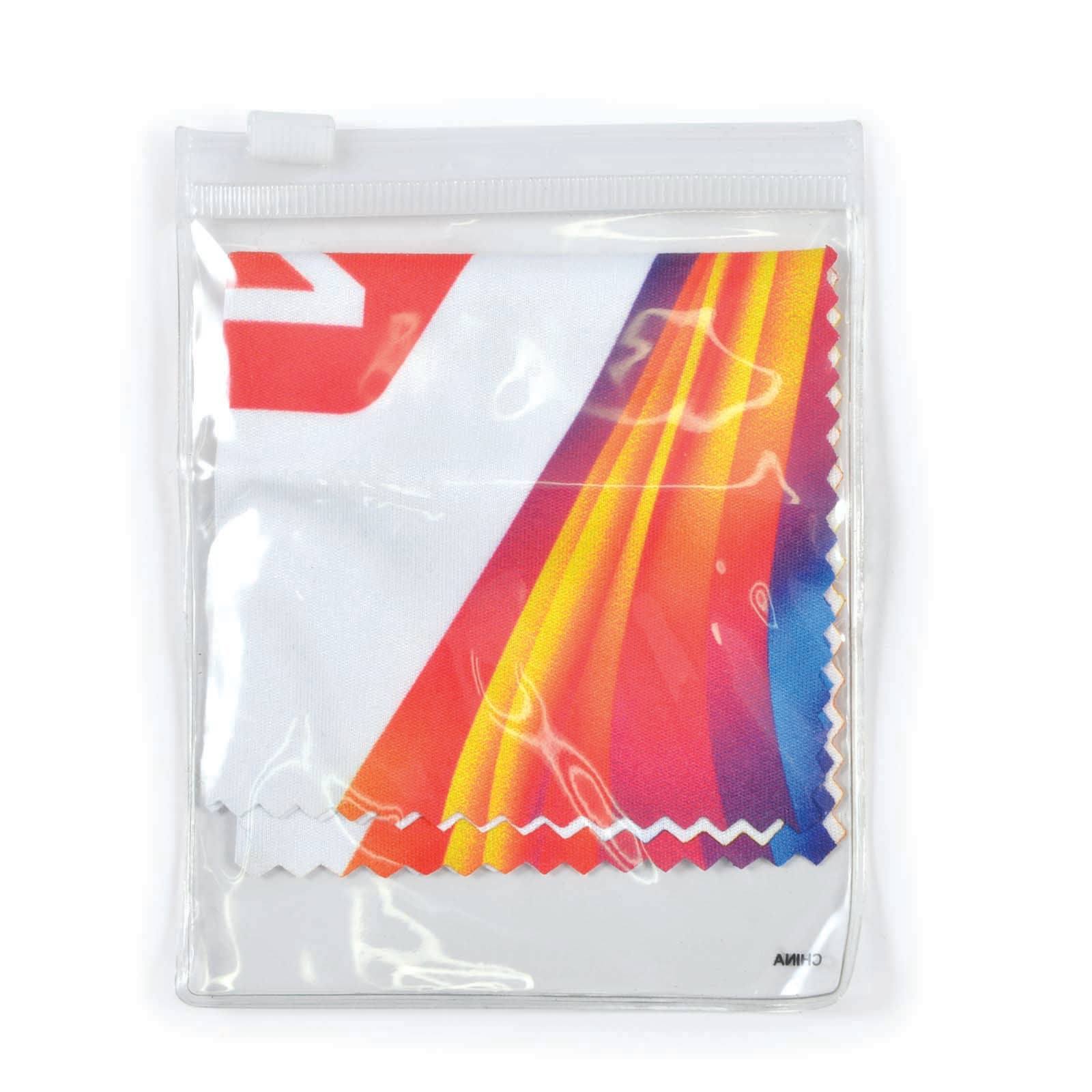 Zig Zag RPET Microfibre Lens Cloth [2-LL1410]