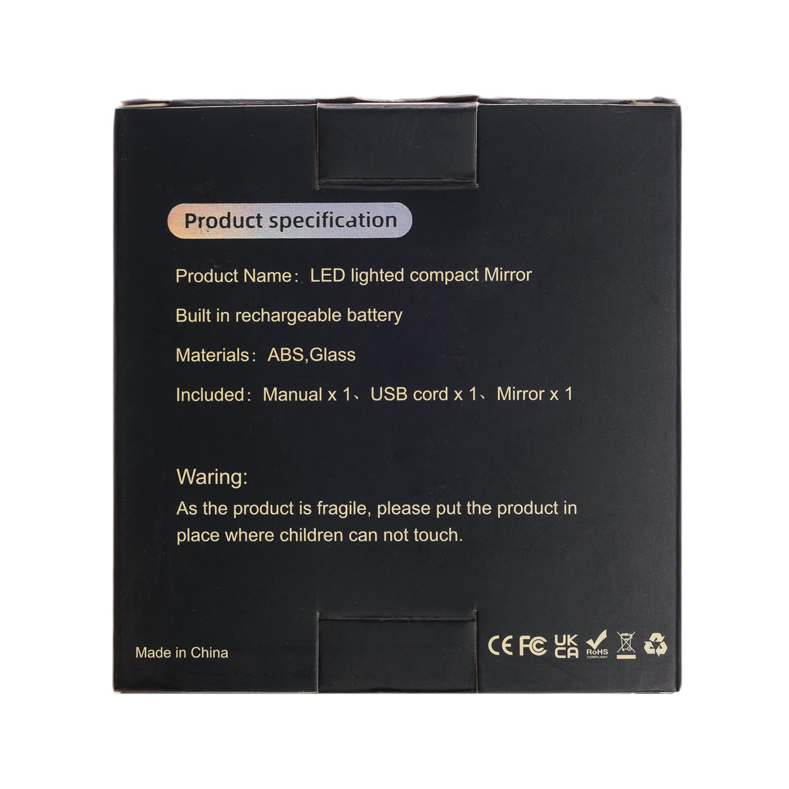 LED Compact Mirror [2-LL1637]