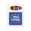 Colouring Long Handle Cotton Bag  Crayons [2-LL5521]