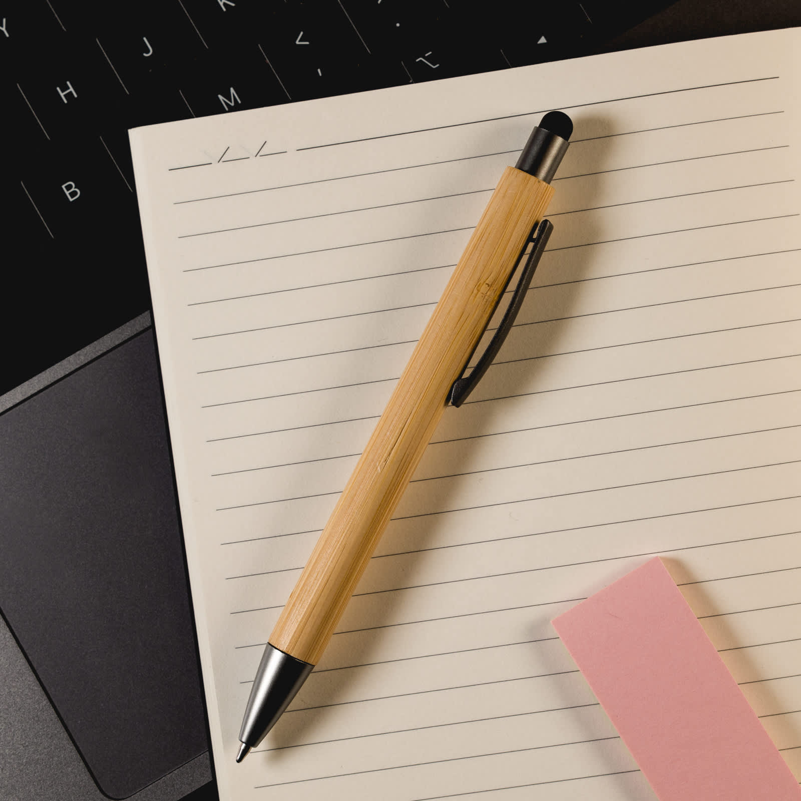 Aspen Bamboo Pen / Stylus [2-LL2035]