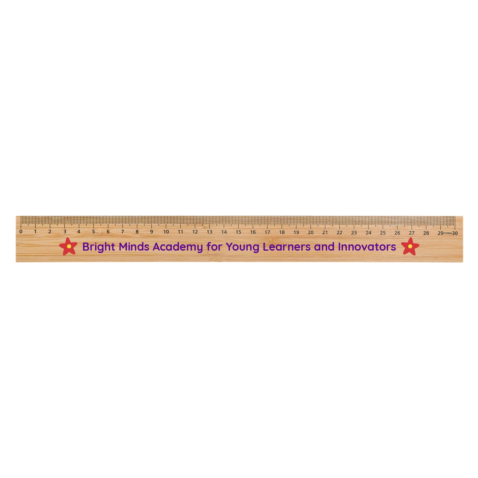 Bamboo 30cm Ruler [2-LL2328]