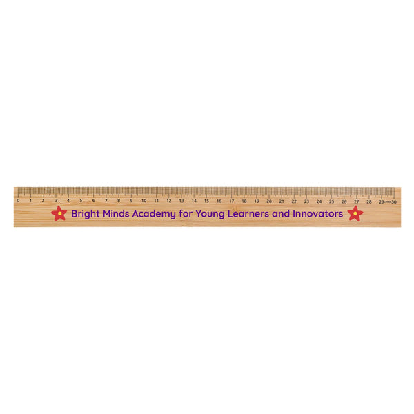 Bamboo 30cm Ruler [2-LL2328]