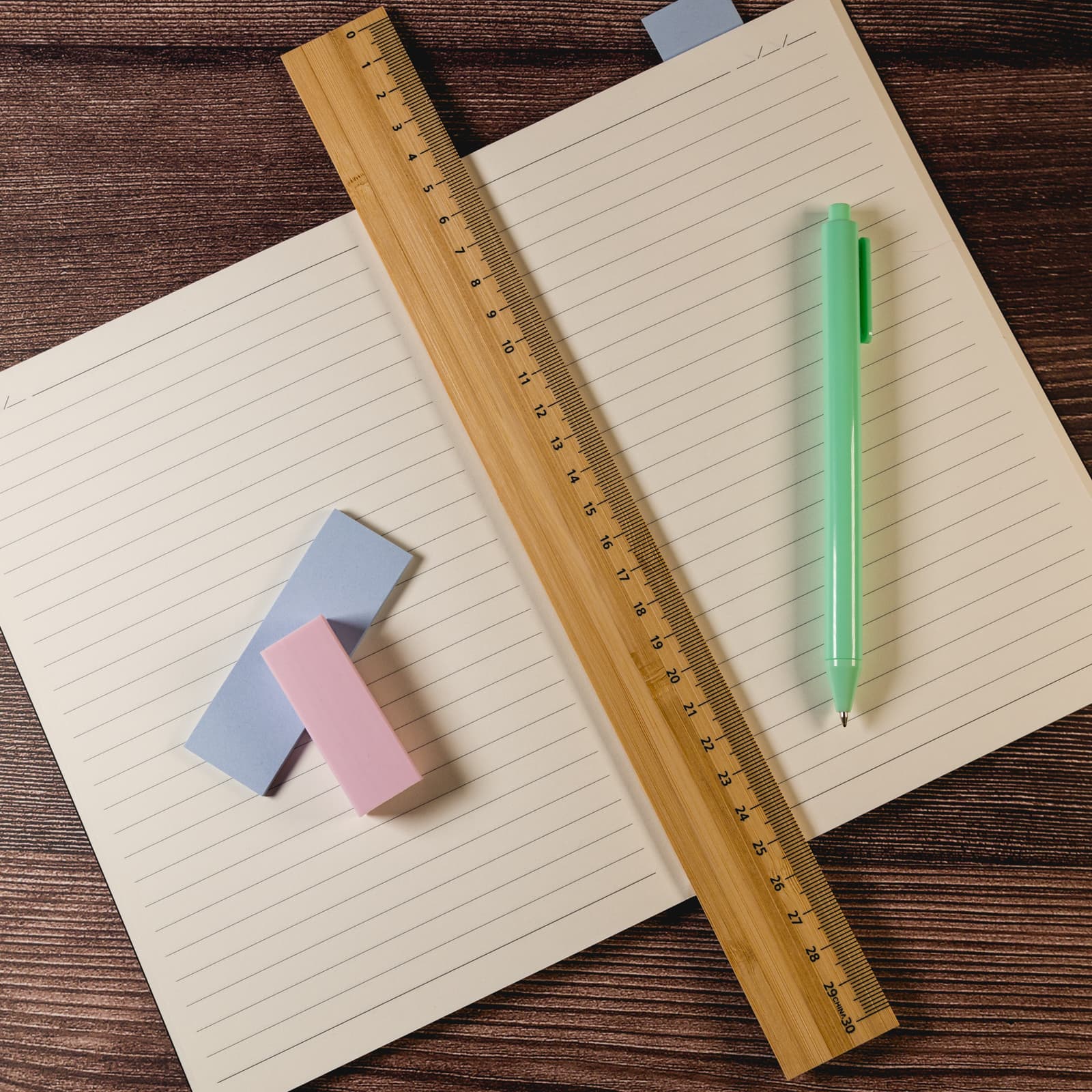 Bamboo 30cm Ruler [2-LL2328]