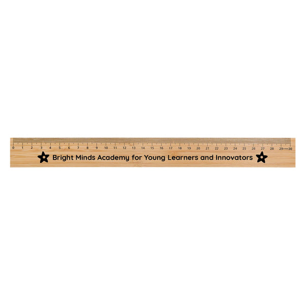 Bamboo 30cm Ruler [2-LL2328]