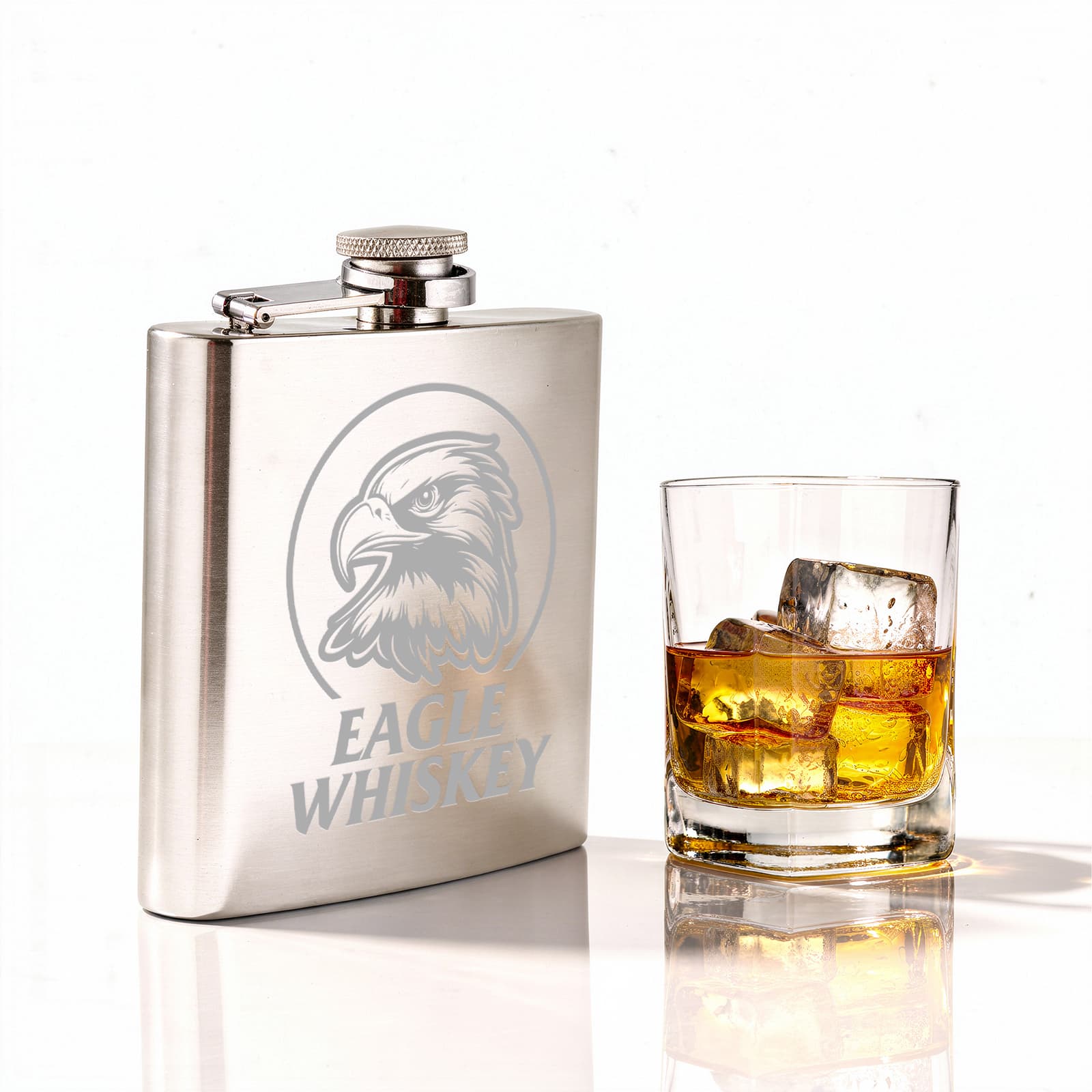 Stainless Steel Hip Flask [2-LL2347]