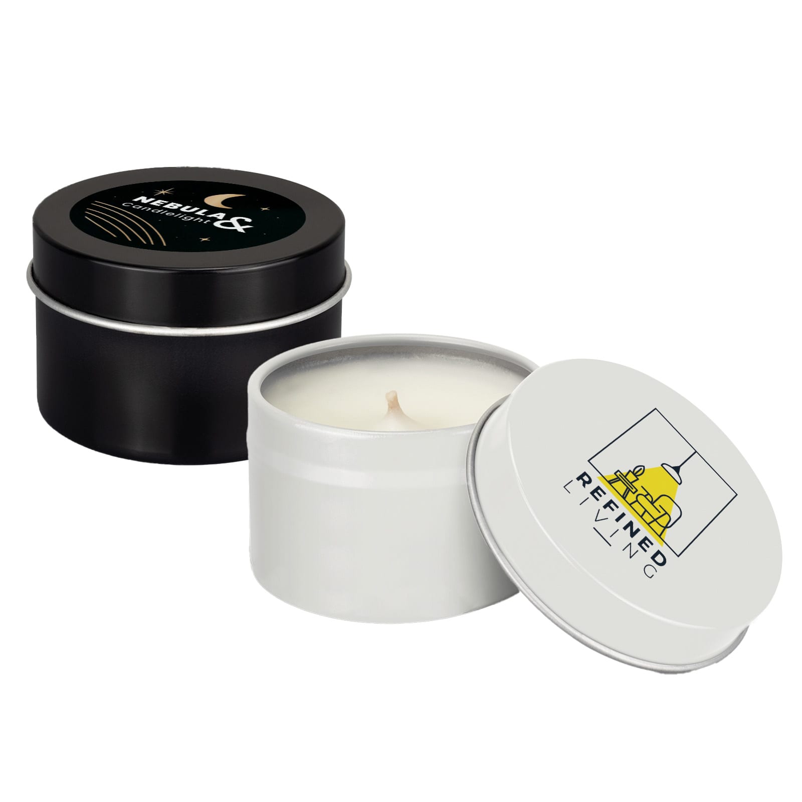 Petite Candle in Tin [2-LL3031]