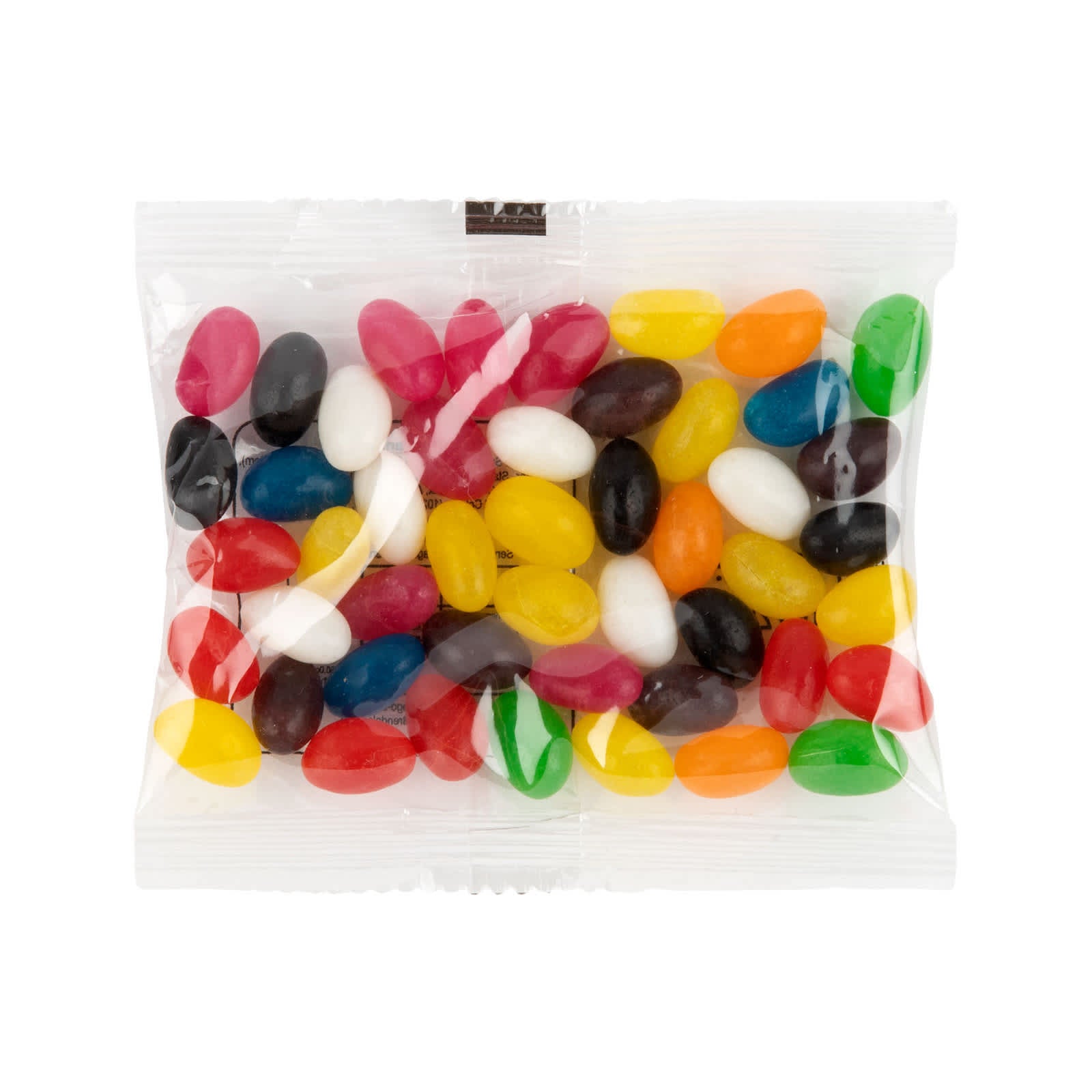 Assorted Colour Mini Jelly Beans in 50 Gram Cello Bag [2-LL31470]