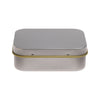 Silver Rectangular Tin [2-LL321]