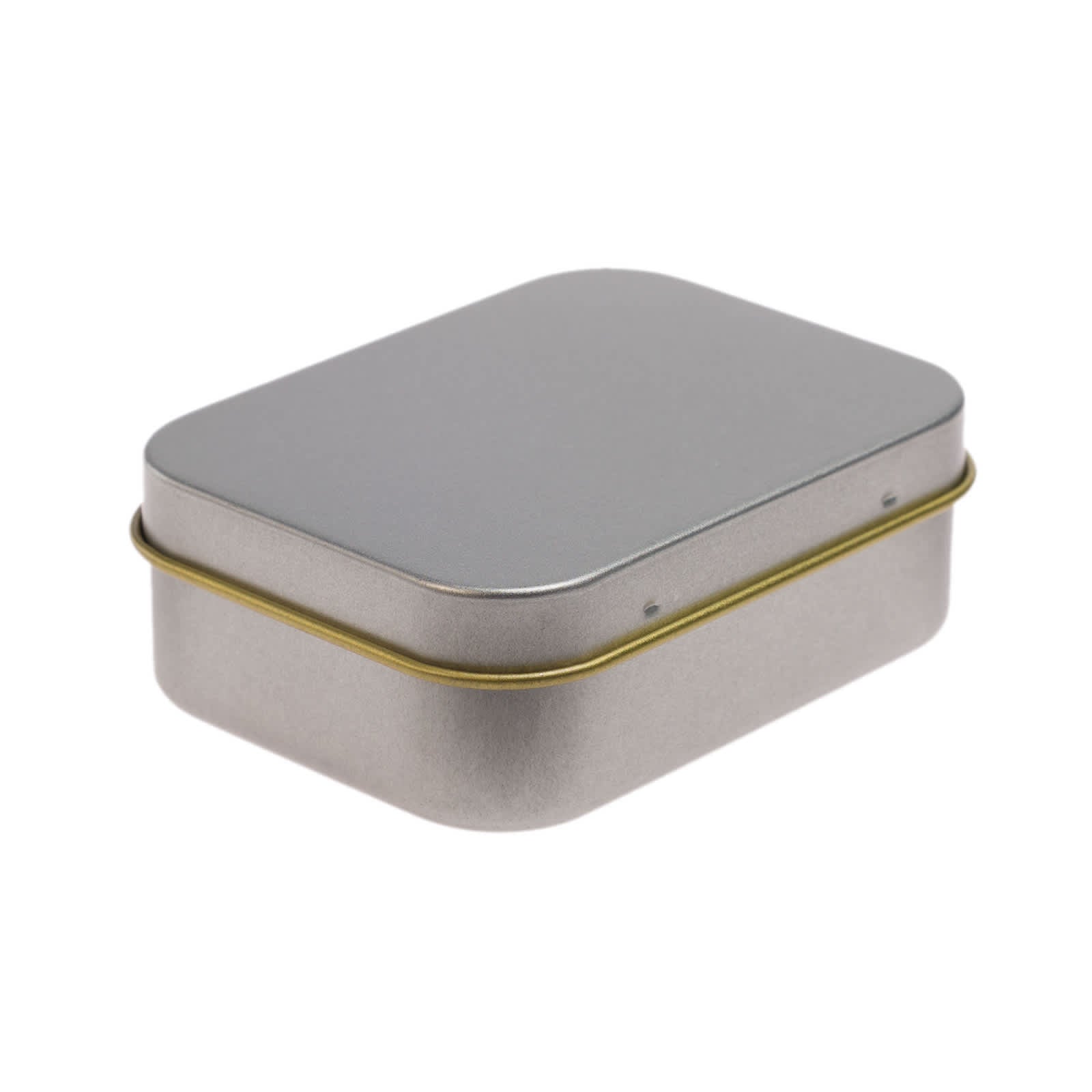 Silver Rectangular Tin [2-LL321]