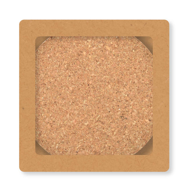 Villa Cork Round Coaster  Set of 4 [2-LL3486]