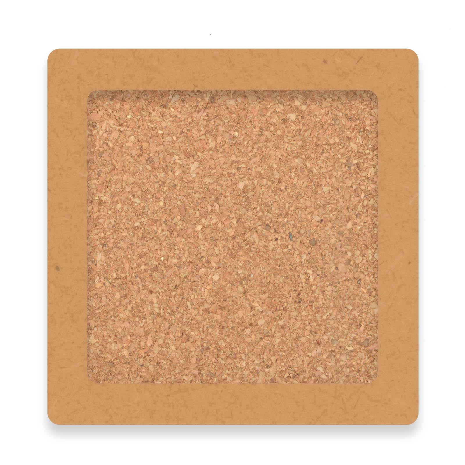 Villa Cork Square Coaster  Set of 4 [2-LL3487]