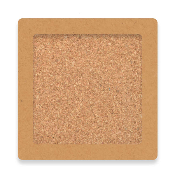 Villa Cork Square Coaster  Set of 4 [2-LL3487]