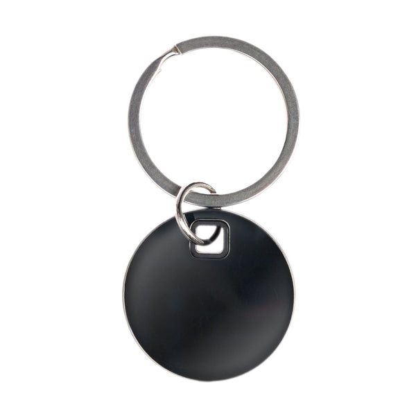 Circle Stainless Steel Keytag [2-LL3529]