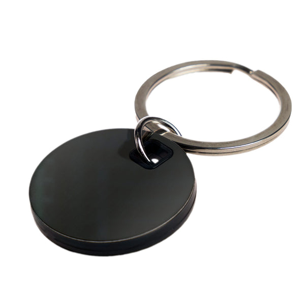 Circle Stainless Steel Keytag [2-LL3529]