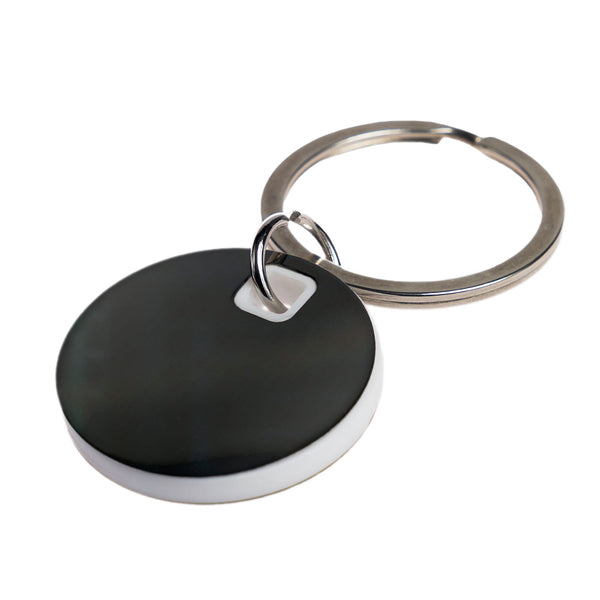 Circle Stainless Steel Keytag [2-LL3529]