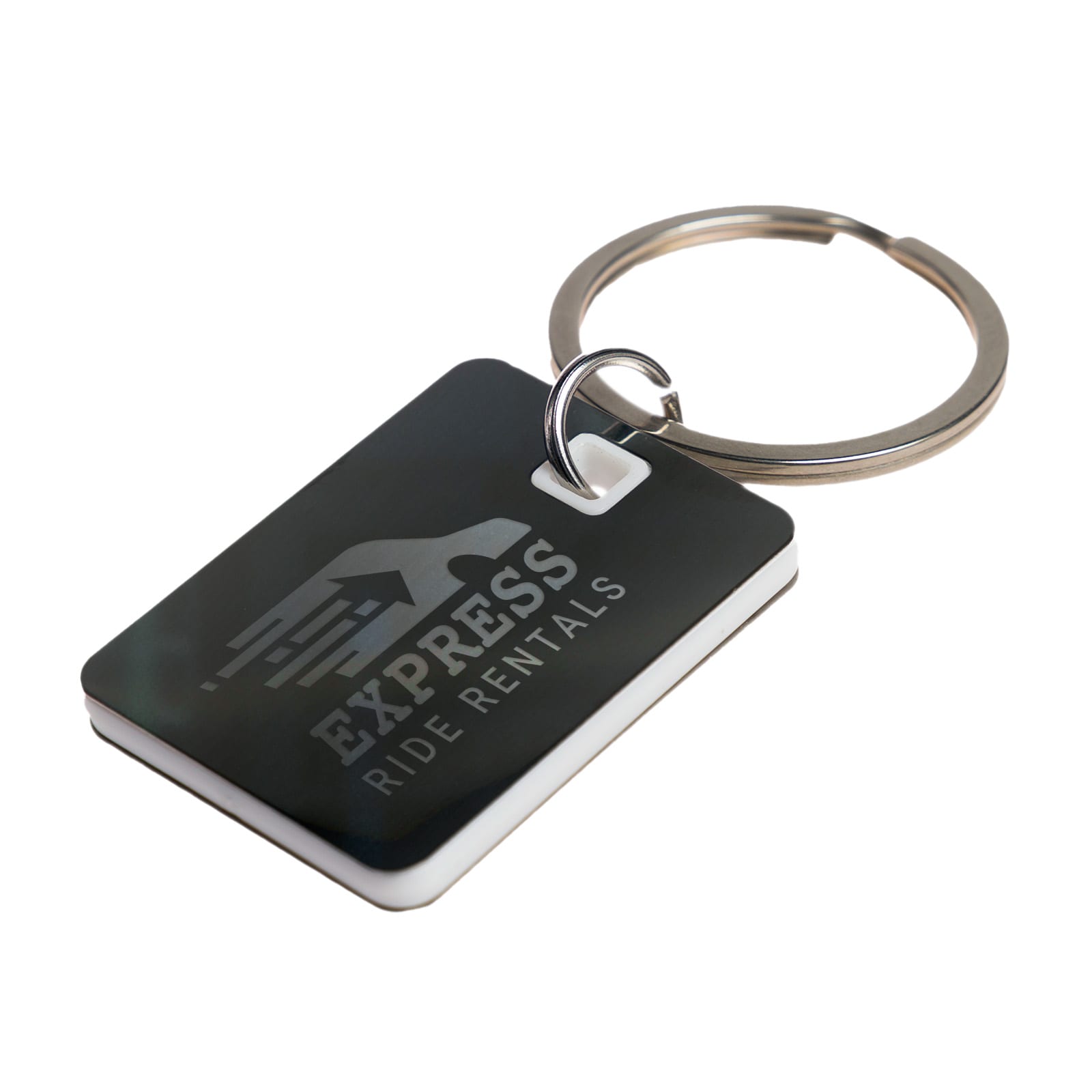 Rectangle Stainless Steel Keytag [2-LL3531]