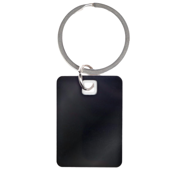 Rectangle Stainless Steel Keytag [2-LL3531]