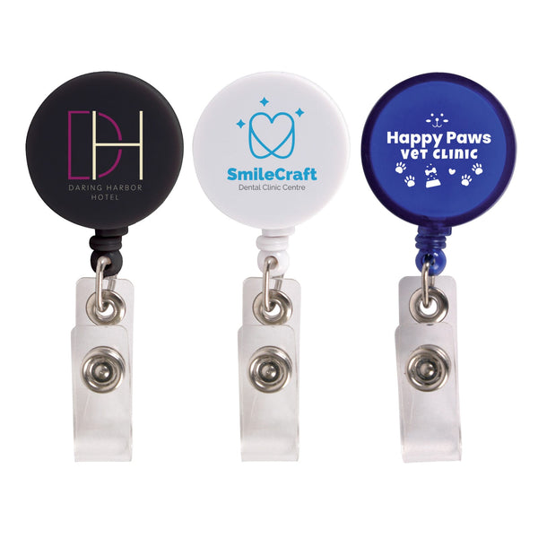 Corfu Retractable Name Badge Holder [2-LL451]