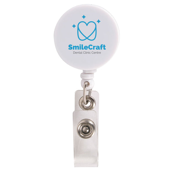 Corfu Retractable Name Badge Holder [2-LL451]