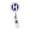 Retractable Badge Holder Wheat Straw [2-LL452]