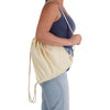 Calico Drawstring Library Backpack [2-LL506]