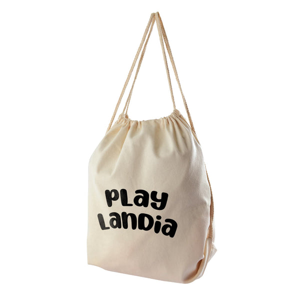 Calico Drawstring Library Backpack [2-LL506]