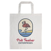 Coloured Cotton Short Handle Tote Bag [2-LL509]
