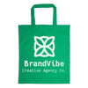 Coloured Cotton Short Handle Tote Bag [2-LL509]