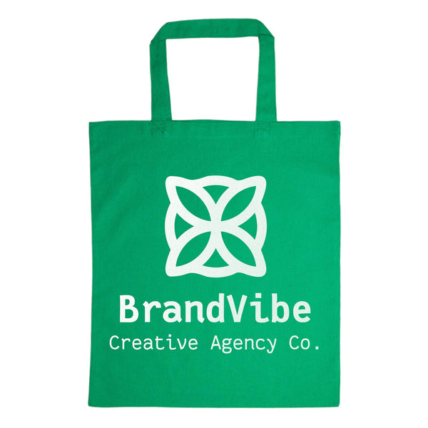 Coloured Cotton Short Handle Tote Bag [2-LL509]