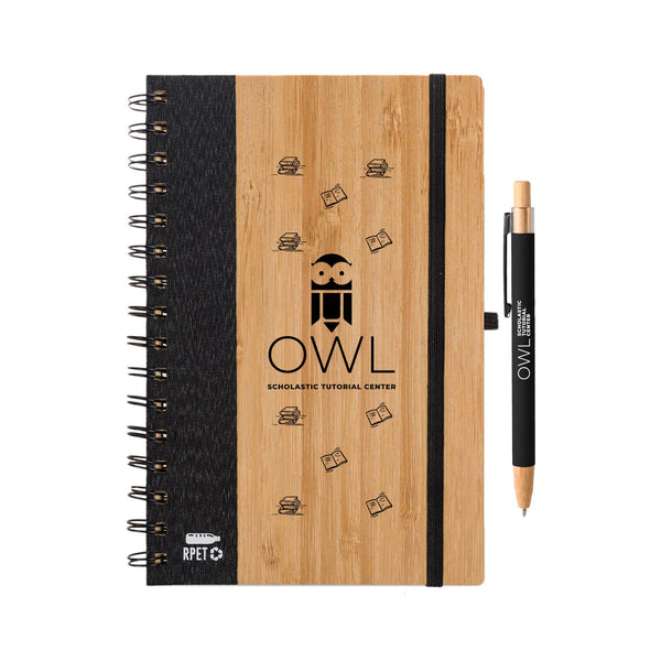 Pacifica Notebook  Serenity Pen Set [2-LL5104]