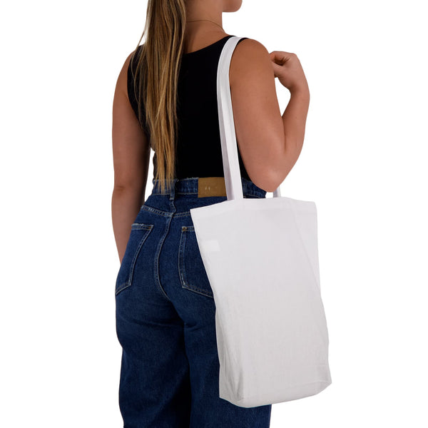 Coloured Cotton Long Handle Bag [2-LL510]