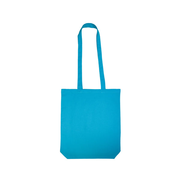 Coloured Cotton Long Handle Bag [2-LL510]