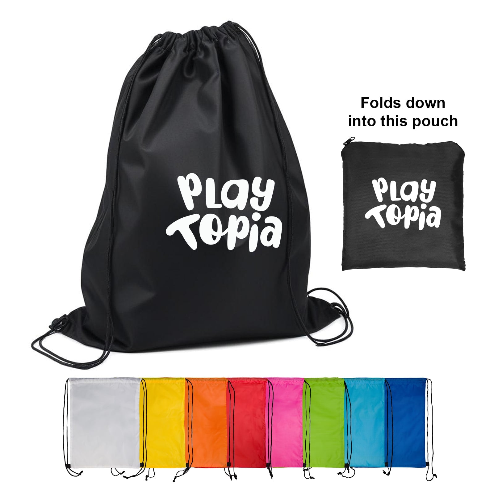 Pronto Drawstring Backpack [2-LL523]