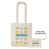 City Shopper Folding Calico Bag LH [2-LL529]